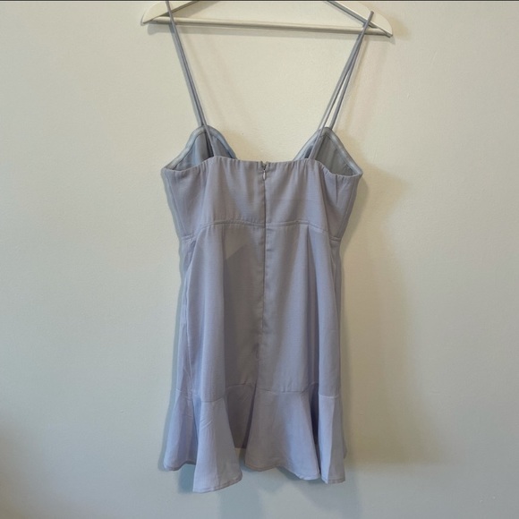 Saints & Secrets Baby Blue Flutter Dress NWT - Picture 14 of 15